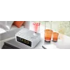 Reloj Muse M-178 PW digital plata blanco