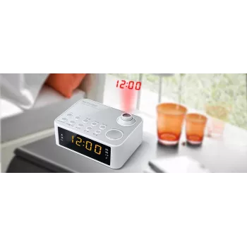 Reloj Muse M-178 PW digital plata blanco
