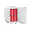 Mini nevera con espejo de maquillaje LED Elle ESDAFX08WHEU 8 L blanca