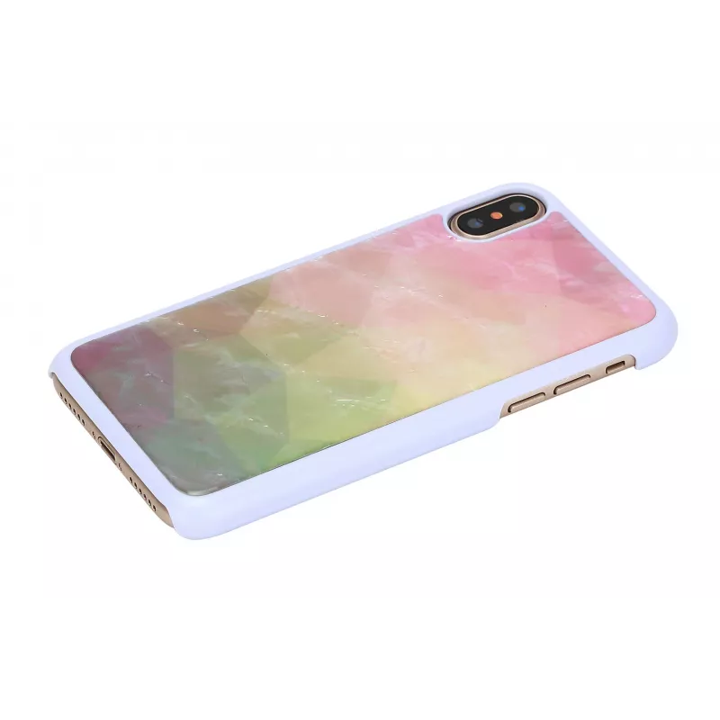 iKins Water Flower funda para iPhone XS/X, blanca, K1690H