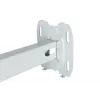 Soporte de pared AVTEK WallMount Next 1200 — acero, blanco, telescópico, giro 360°, inclinable ±42°, carga máx. 20 kg