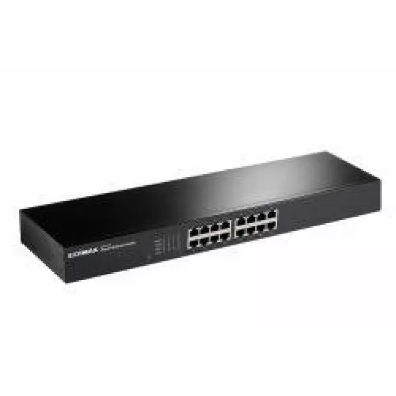 Edimax GS-1016 V2 switch de red gestionado Gigabit Ethernet (10/100/1000) negro