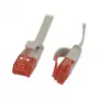 Cable de red RJ45 - CAT6 250 MHz - 2 m gris - UTP (U/UTP) - PVC - Plano - Synergy 21 -