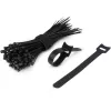 Organizador de cables OfficePal, gestión de cables negro, 136 piezas