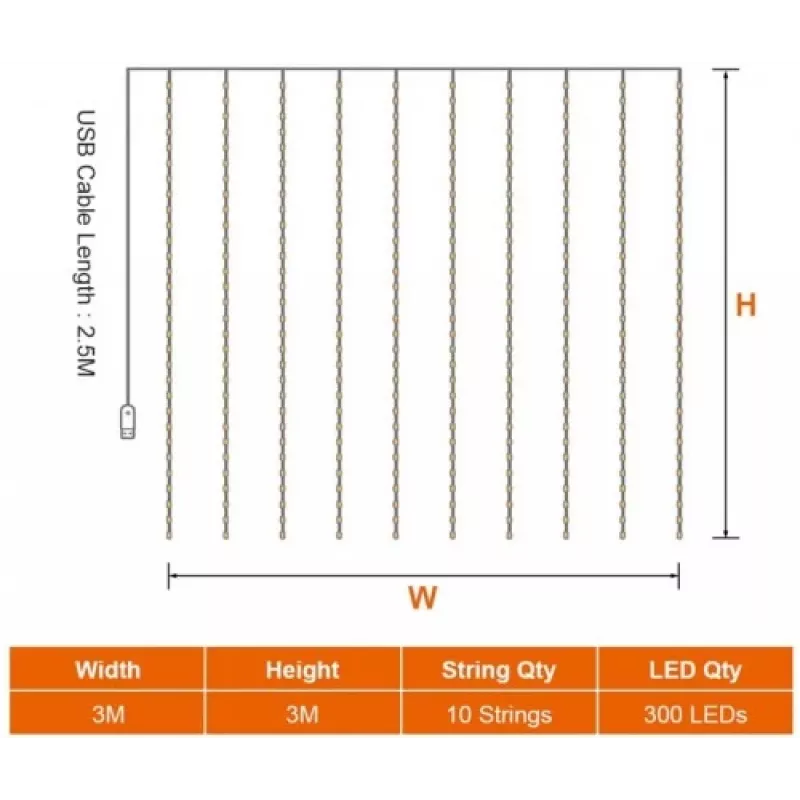 Lámpara LED HEMER 300 Bright White — lámpara LED decorativa, 300 mm, blanco brillante
