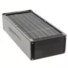 Bloque radiador Aqua-Computer 33706 — aluminio/cobre/acero inoxidable, 320×140×73 mm, gris/plata