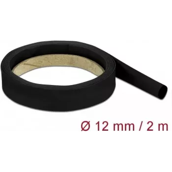 Tubo termorretráctil DeLOCK 18982 negro 2 m 1,2 cm