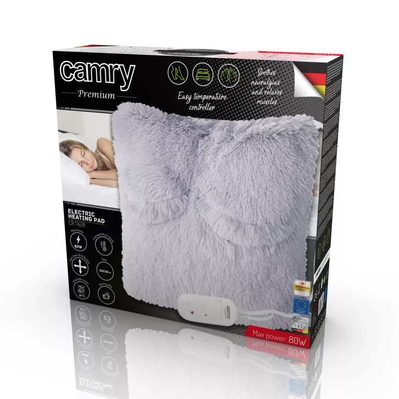 Almohadilla eléctrica Camry Premium CR 7428, gris