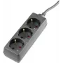 Regleta AS Schwabe 11332 Schuko negra — 1 ud., tomas Schuko