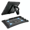 Mobilis PROTECH - Tapa trasera para tablet - fabricada en Francia, reforzada, con soporte y correa de mano giratoria 360° - negra - para Sam