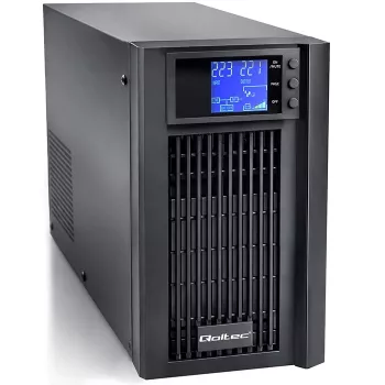SAI QOLTEC onda senoidal pura 2kVA 1600W con AVR y pantalla LCD