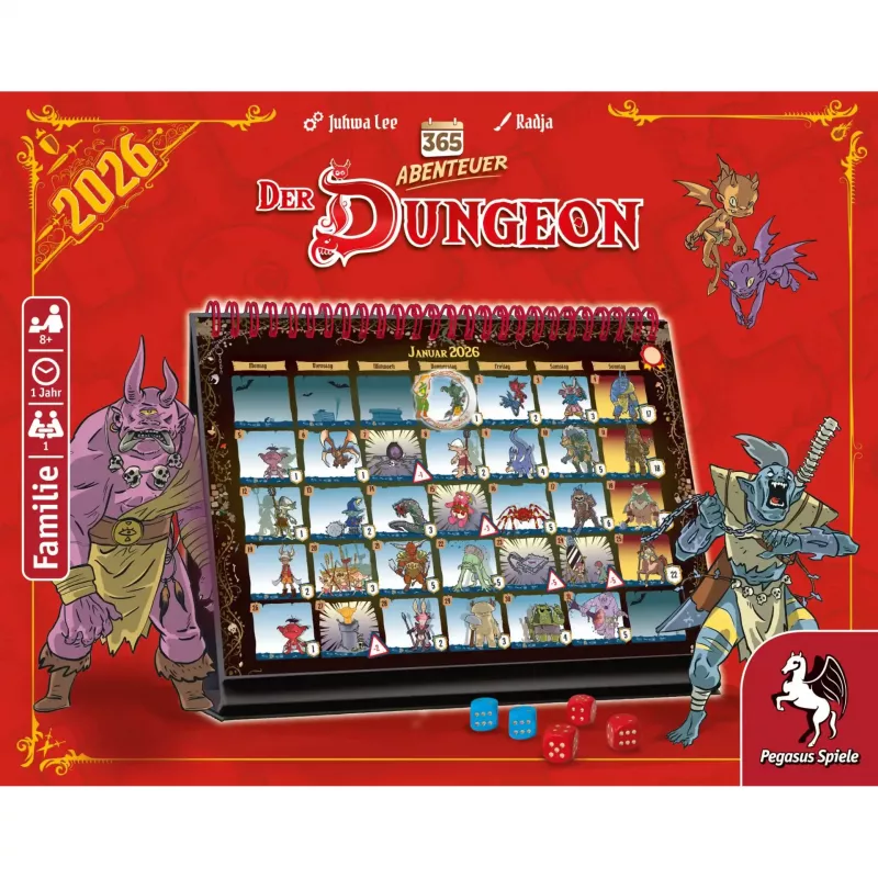 365 adventure – Der Dungeon (Edición 2026), juego de rompecabezas