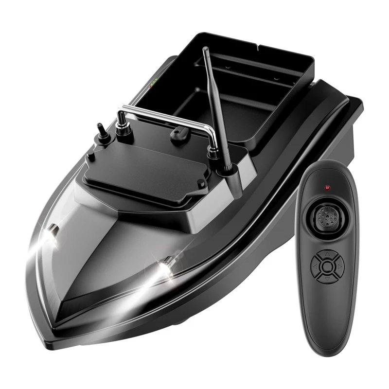 Barco cebo Flytec V050 12000mAh negro – barco cebo por radiocontrol, batería de 12000 mAh