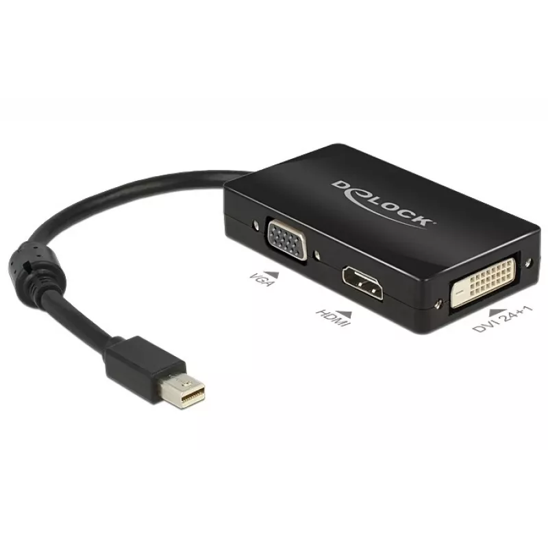 DeLOCK cable 0,16 m Mini DisplayPort/VGA + HDMI + DVI