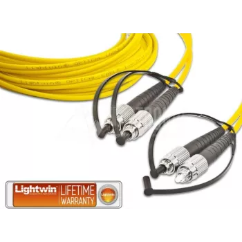 Lightwin Cable de fibra óptica Duplex de alta calidad, SM, FC - FC (LDP-09 FC-FC 10.0)