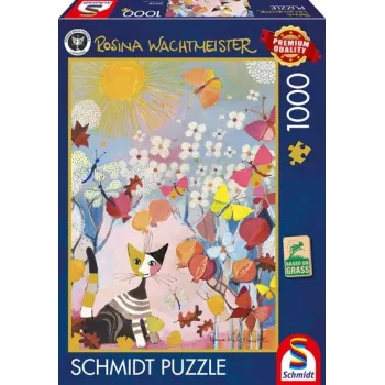 Rosina Wachtmeister: Gatito a rayas, Puzzle 1000 piezas