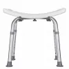 Taburete de ducha rectangular ajustable