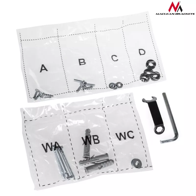 Soporte de pared para TV MACLEAN MC-740 para pantallas de 13–23