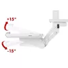 Soporte de teclado MACLEAN MC-156 W — bandeja regulable bajo mesa, carga máx. 5 kg