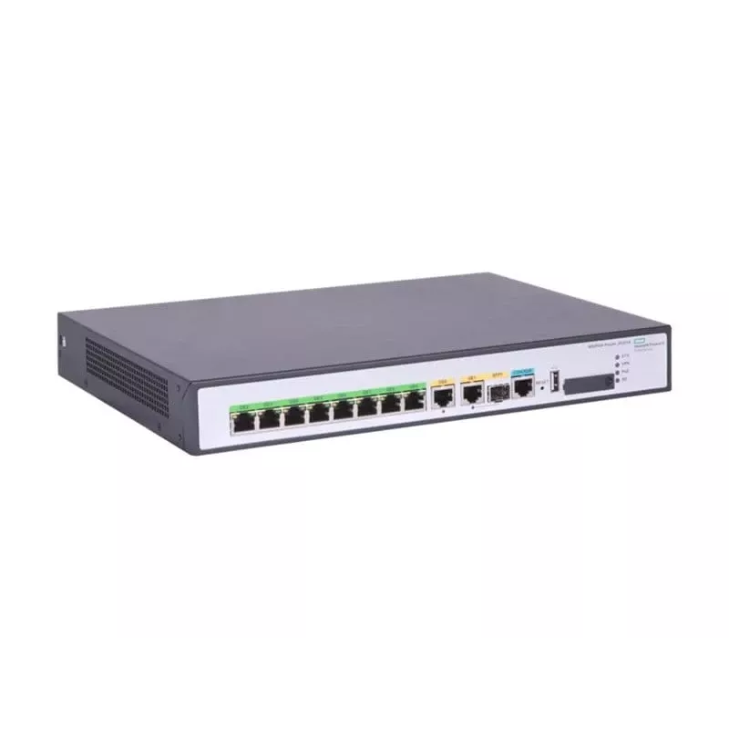 Hewlett Packard Enterprise HPE FlexNetwork MSR958X - Router 8-Port-Switch - 1GbE - puertos WAN: 6 - Wi-Fi - montaje en rack (S0P11A)