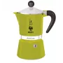 Cafetera moka Bialetti Rainbow 0,27 L verde