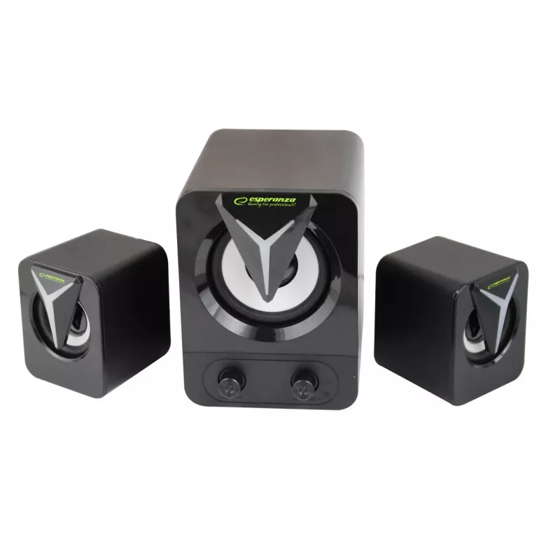 Esperanza EGS107 Altavoz 2.1 USB LED 5 W negro