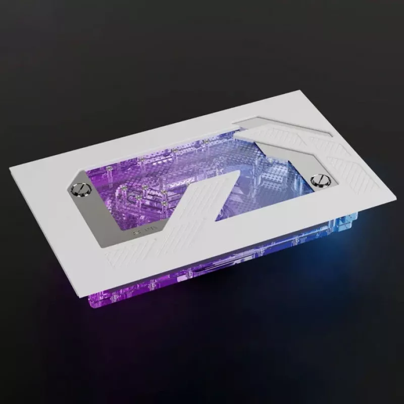 Distroplate Alphacool Apex Dark Base Pro 901 RGB Support — placa de distribución para refrigeración líquida de PC, modelo 14658