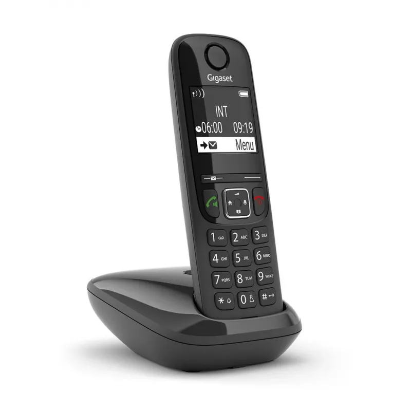 Teléfono analógico/DECT Gigaset AS690 Identificador de llamadas Auricular inalámbrico Negro