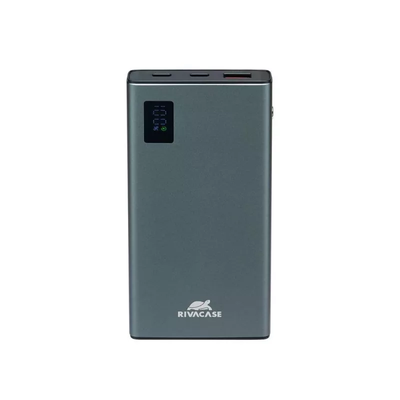 Batería externa Rivacase VA1021 10000mAh, doble salida USB, indicadores LED, cargador portátil compacto