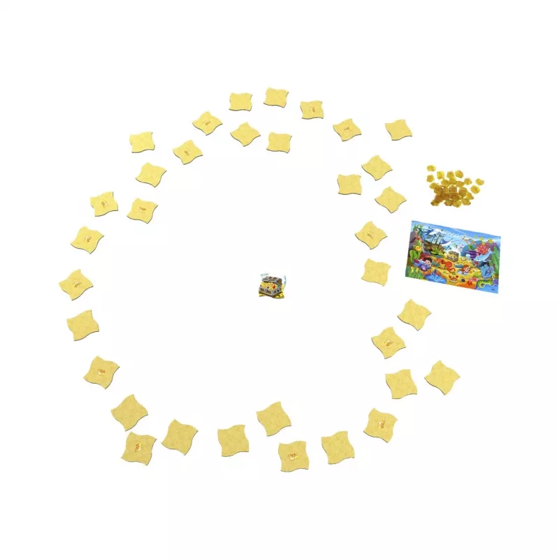 Juego y puzle - Búsqueda del tesoro en el océano, juego de mesa
