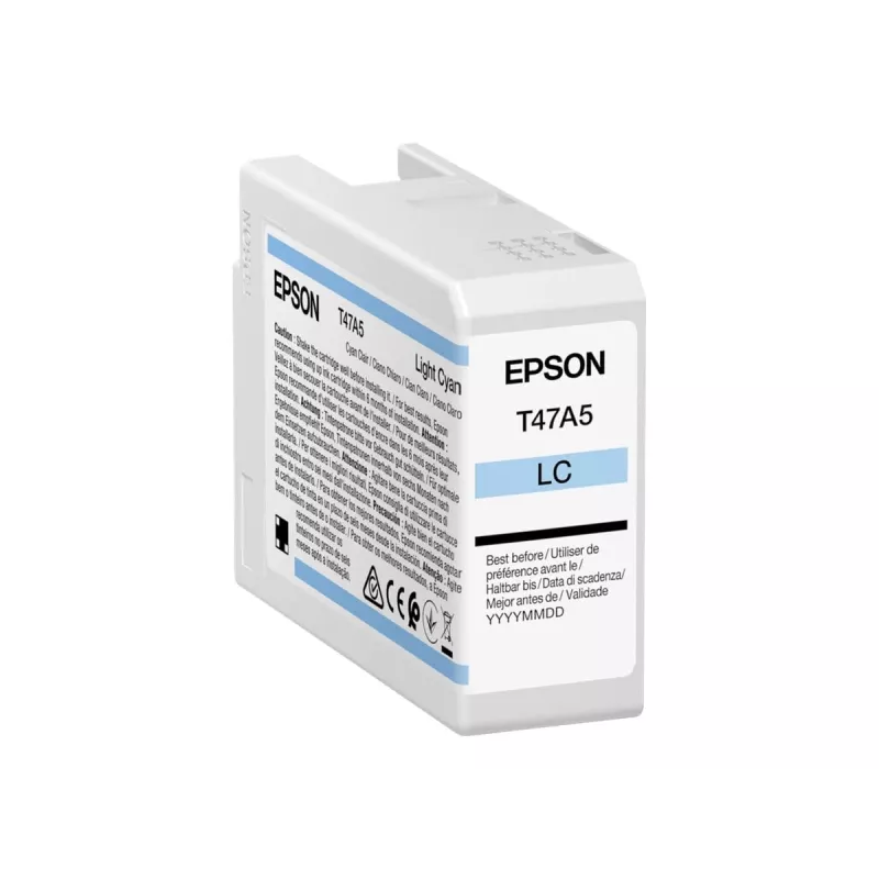 Cartucho de tinta Epson UltraChrome Pro 10 T47A5 cian (original, cian claro)