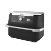Freidora de aire caliente doble de 10,4 L Ninja AF500EU, independiente, 2470 W, negra, acero inoxidable
