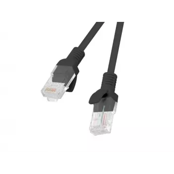 Cable de red UTP Lanberg PCU6-10CC-0300-BK (RJ45 - RJ45, 3m, UTP, Cat. 6, Color Negro) (PCU6-10CC-0300-BK)