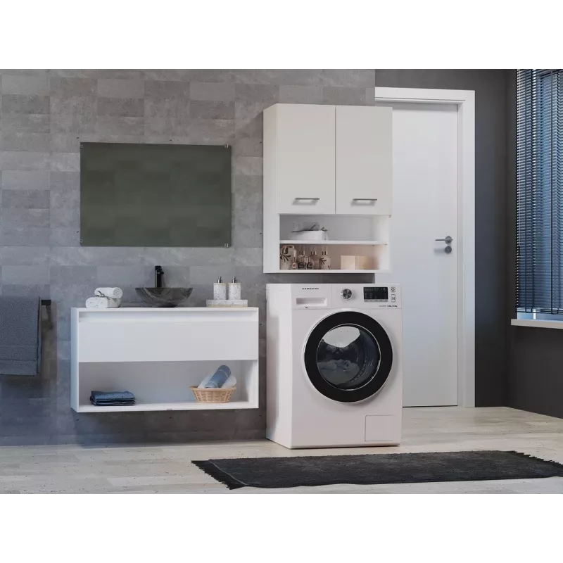 Armario de baño Topeshop POLA MINI DK blanco