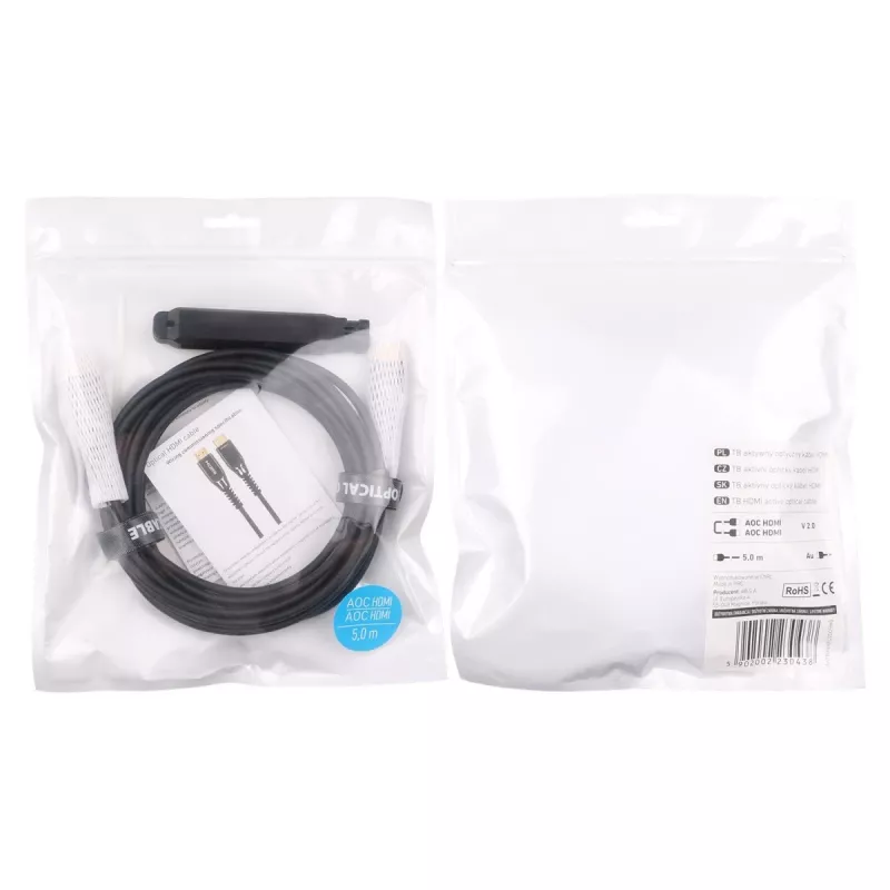 Lenovo Cable HDMI Optical (5m, HDMI 2.0), cable de vídeo