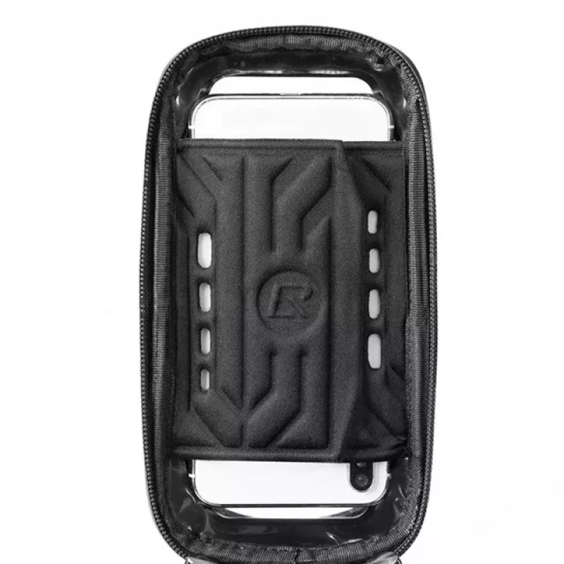 Rockbros B68-1 Bolsa de cuadro para bicicleta con bolsillo para móvil 1,7 l negra