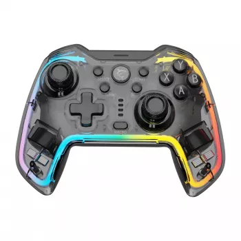 Mando de juegos White Shark GPW-8040 RGB inalámbrico Bluetooth, modelo PRAETORIAN