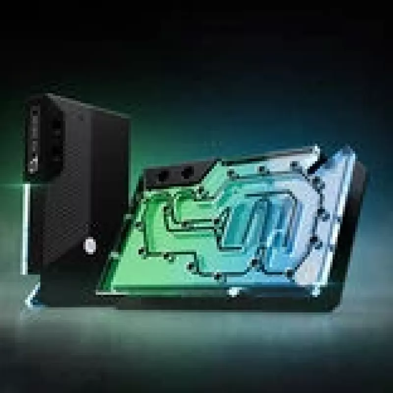 Bloque de agua GPU ek water blocks EK-Quantum Vector³ FE RTX 5090 — Tapa superior de acrílico