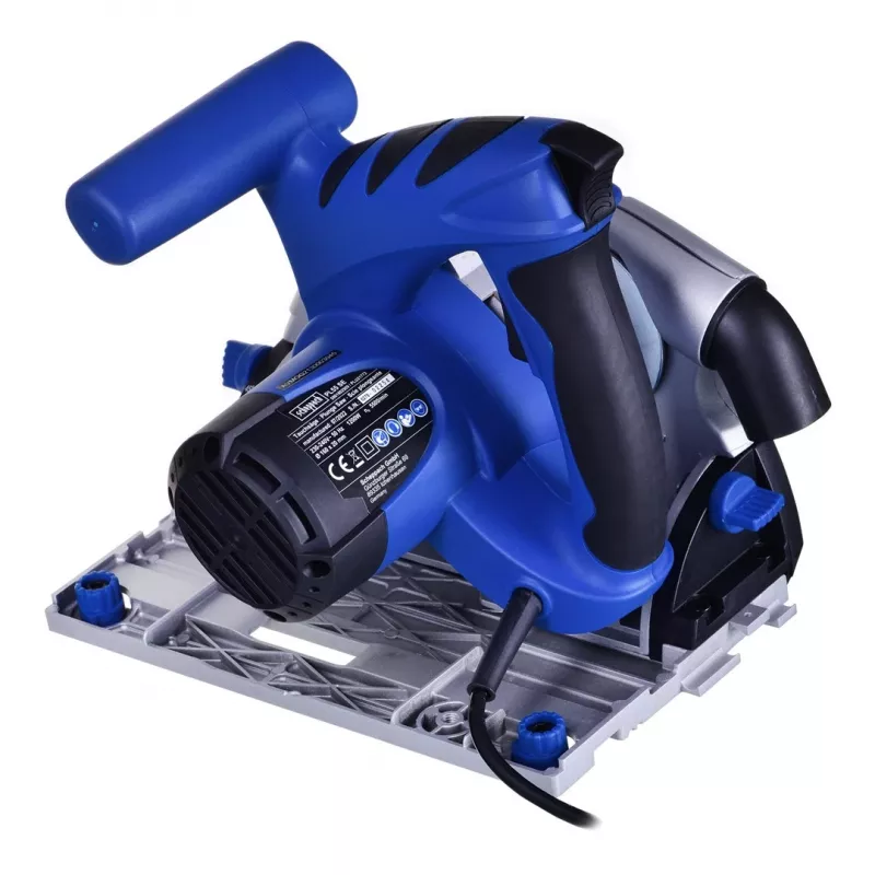 Sierra circular Scheppach PL55, 1200 W, 230 V, disco Ø160 mm, 24 dientes, profundidad de corte 49,5 mm (90°), basculante, madera