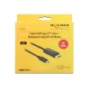 DeLOCK 85256 Cable de vídeo Adaptador 2 m USB Type-C DisplayPort Negro