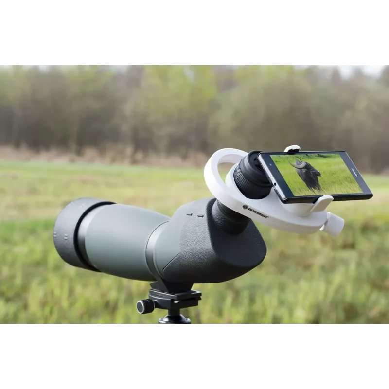 Bresser Optics 4914911 soporte para teléfono móvil/smartphone blanco