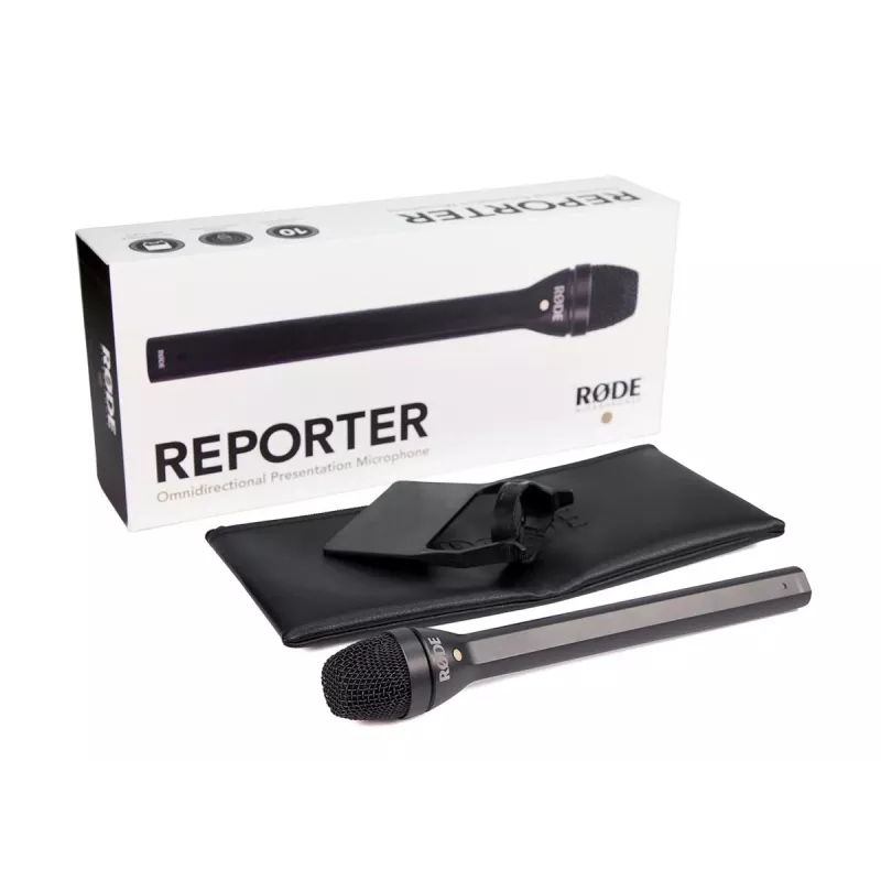 RØDE Reporter Negro Micrófono de entrevistas