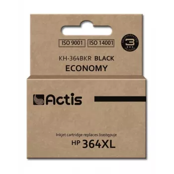 Cartucho de tinta ACTIS KH-364BKR compatible con HP 364XL negro, 20 ml tinta pigmentada, rendimiento estándar, 550 páginas