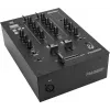 Mesa de mezclas DJ Omnitronic PM-222P 2 canales con reproductor, mezclador compacto de 2 canales con reproductor multimedia integrado