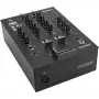 Mesa de mezclas DJ Omnitronic PM-222P 2 canales con reproductor, mezclador compacto de 2 canales con reproductor multimedia integrado