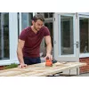 Lijadora orbital Black & Decker BEW210 14000 rpm Negra, Naranja