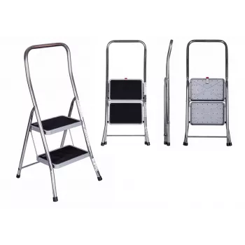 Escalera de tijera Krause Toppy XL plata