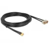 Cable coaxial DeLOCK 89467 RG-58 5 m 2x conector N macho 2x conector SMA macho negro