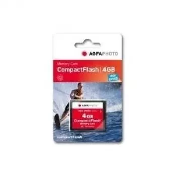 AgfaPhoto Compact Flash 4GB High Speed 120x MLC (nuevo) (10432)