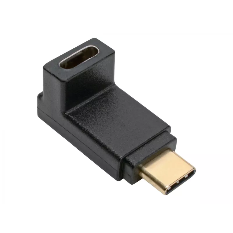 Tripp Eaton Tripp Lite Series adaptador convertidor USB-C a USB Type-C en ángulo recto M/H 10Gbps 3A - adaptador USB - 24 pines USB-C (M)